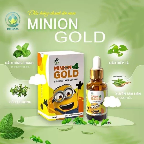 Tinh Dầu Húng Chanh Minion Gold Lên Men Tự Nhiên