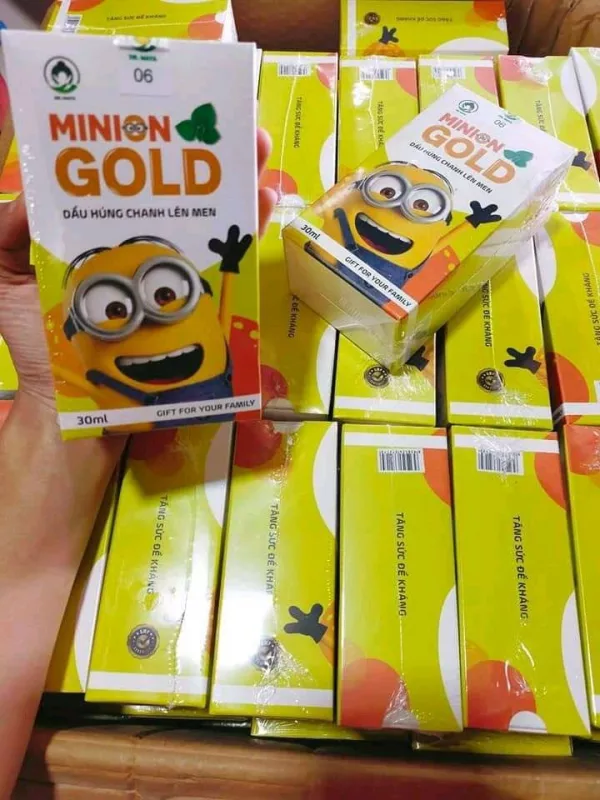 Tinh Dầu Húng Chanh Minion Gold Lên Men Tự Nhiên